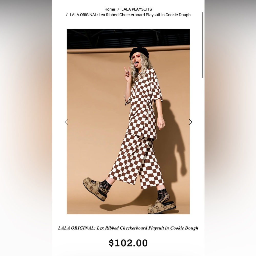 LALA ORIGINAL: Lex Ribbed Playsuit